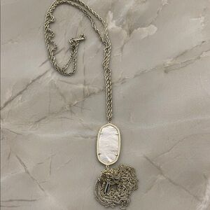 Kendra Scott mother of pearl Rayne necklace